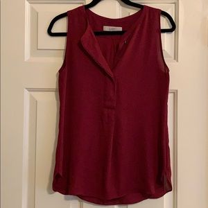 LOFT Camisole, Raspberry Color, Size Small.